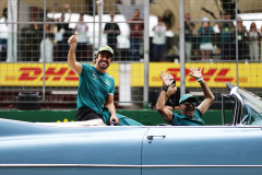 Fernando Alonso, Aston Martin F1 Team, during the drivers parade